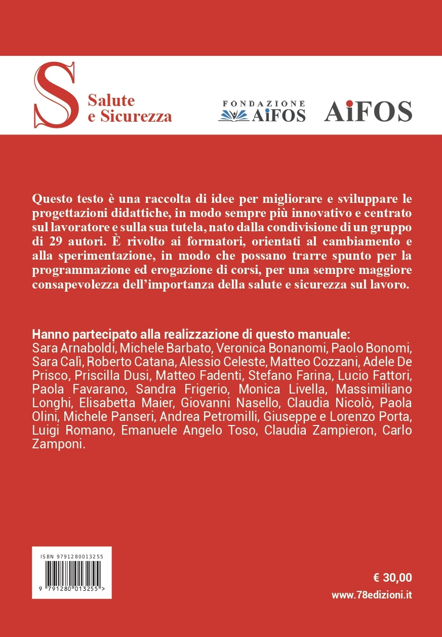 AiFOS - Esercitazioni e attività per la salute e la sicurezza. Come rendere la formazione più efficace e coinvolgente.