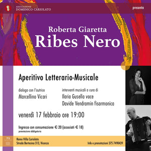 Aperitivo Letterario con Roberta Giaretta, autrice di "Ribes Nero"